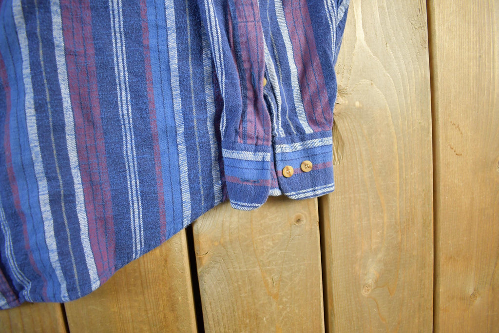 Vintage 1990s Greatland Apparel Button Up Plaid Shirt Men's Large