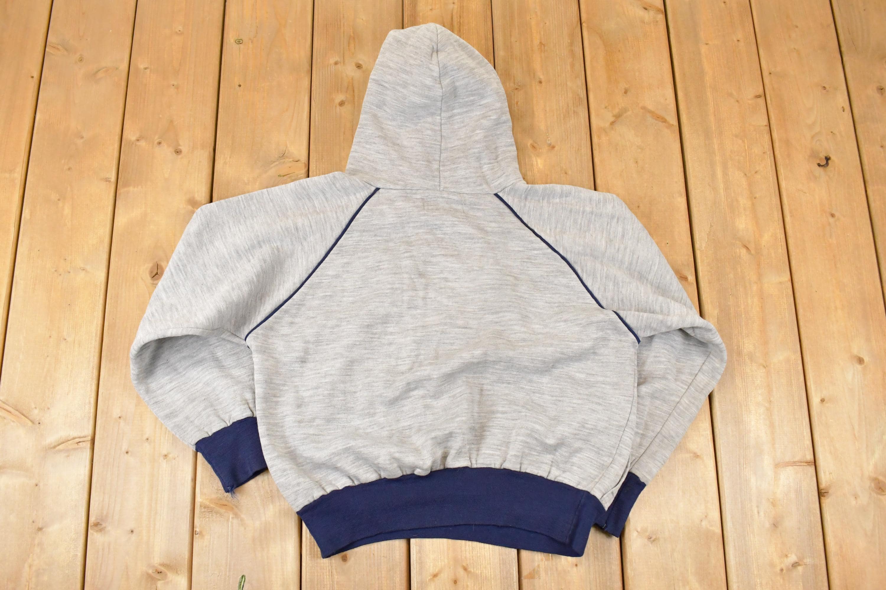 Vintage 1980s Scrambler Hoodie Sweatshirt Mens L