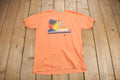 Vintage 1970s Clearwater Beach Florida Souvenir T Shirt  Streetwear  Made In USA  Vacation Tee  Travel T Shirt  Ringer Tee