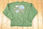 Vintage 1990s Florida Dolphins Cute Crewneck Sweatshirt Men's L