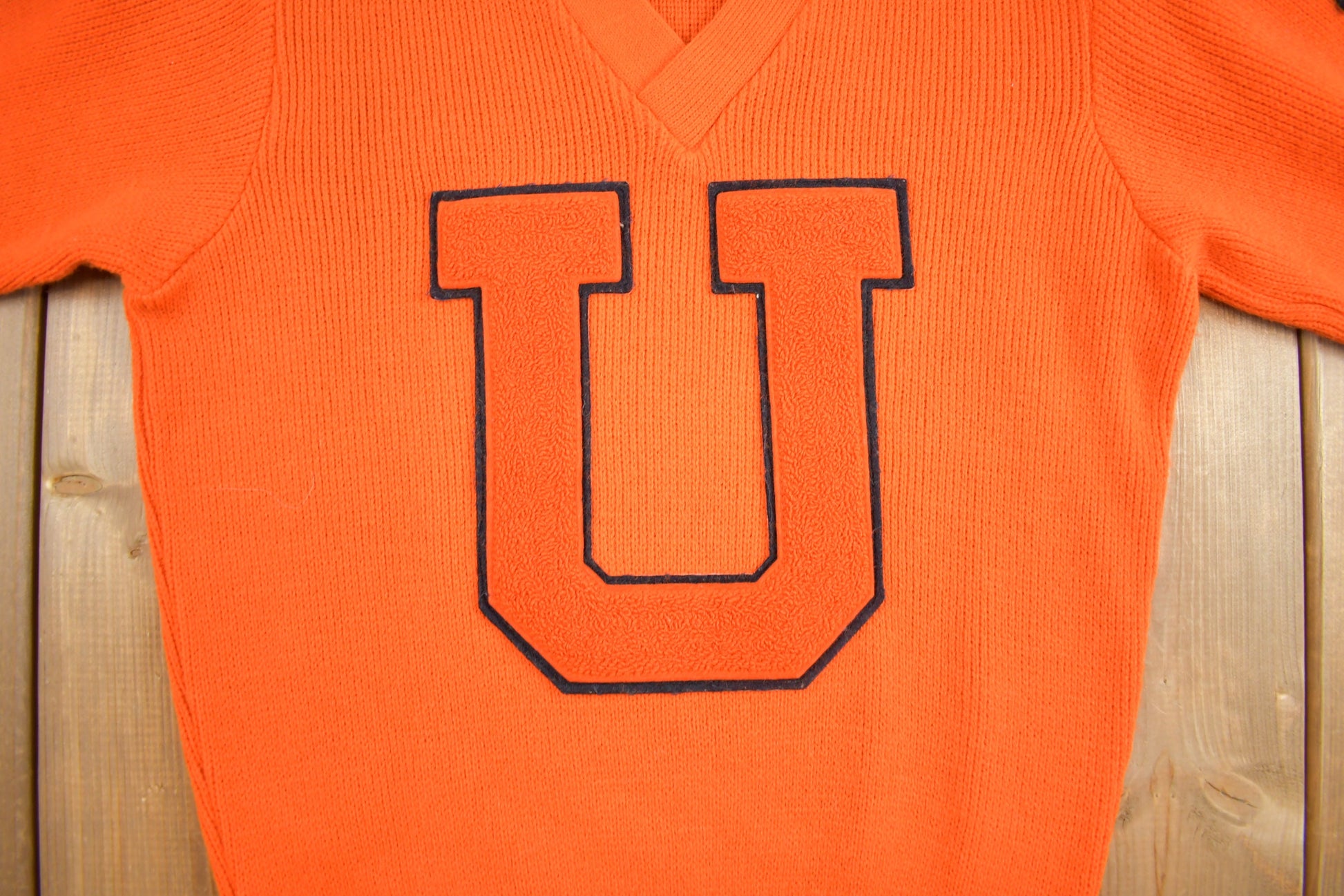 Vintage 1975 Collegiate Knit Sweater
