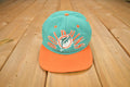 Vintage 1990s Miami Dolphins NFL Fitted Hat Size 7 3/8 / 90s Hat / Vintage Hat / Embroidered