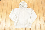 Vintage 1980's Blank Heather Gray Hoodie Sweatshirt Men's M