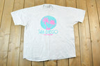 Vintage 1990s M&Ms San Diego California Souvenir T-Shirt Mens Large