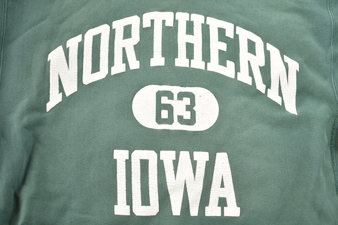 Vintage 1990s Nothern Iowa University Champion Reverse Weave Collegiate Crewneck