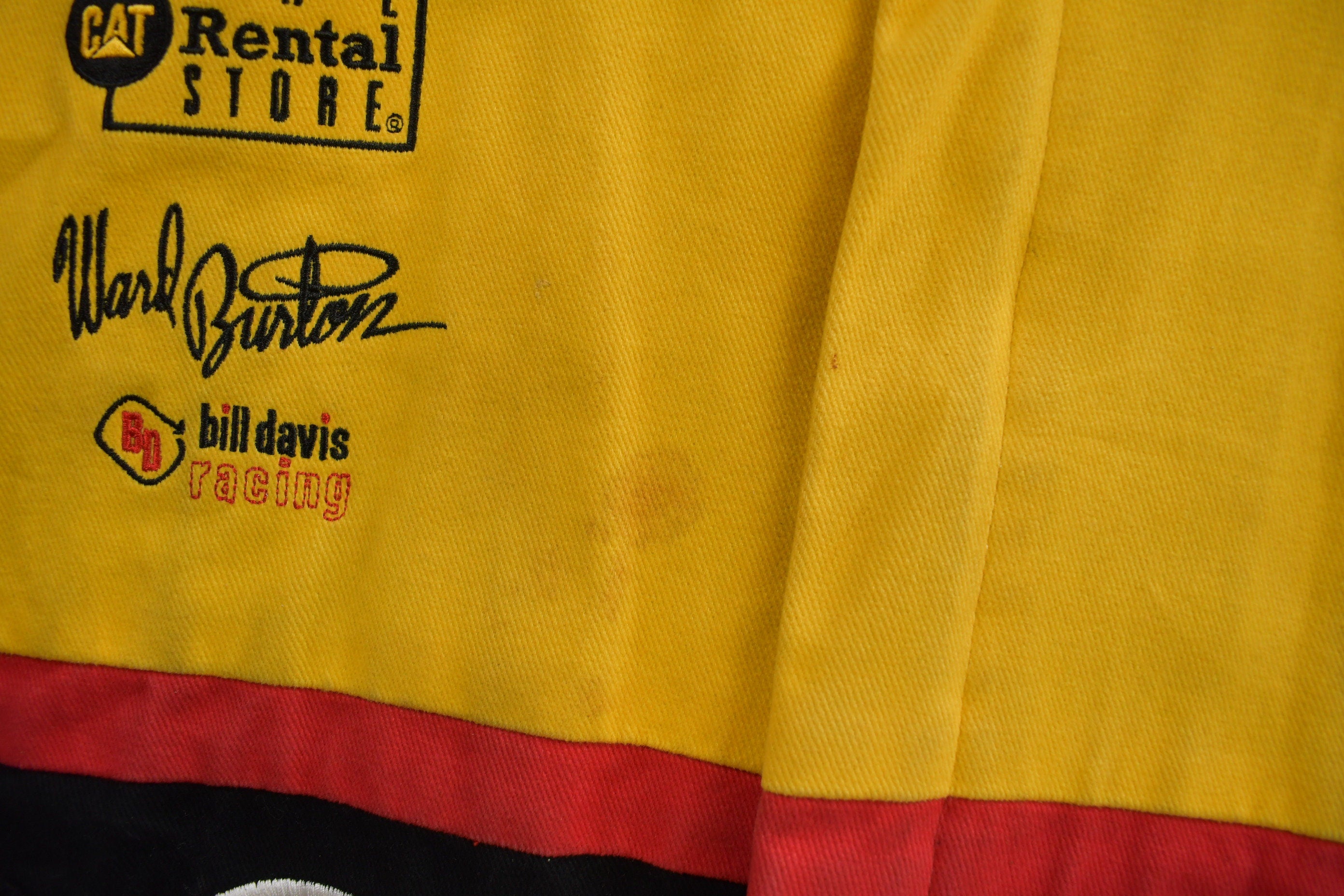 Vintage 1990s Ward Burton Nascar Racing Jacket