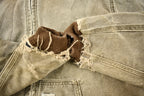 Vintage 1990s Distressed Carhartt Hooded Work Jacket