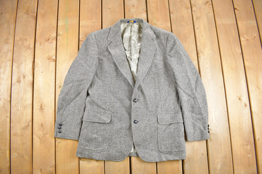 Vintage 1970s Pendleton 100% Wool Blazer / Wool Jacket / Vintage 90s Jacket / Outdoor / Winter / 80s / 70s Wool Blazer