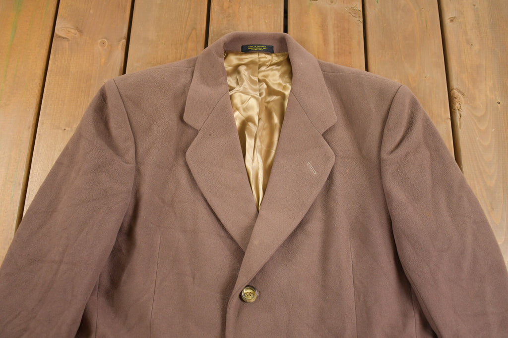 Vintage 1980s Cashmere Over Coat