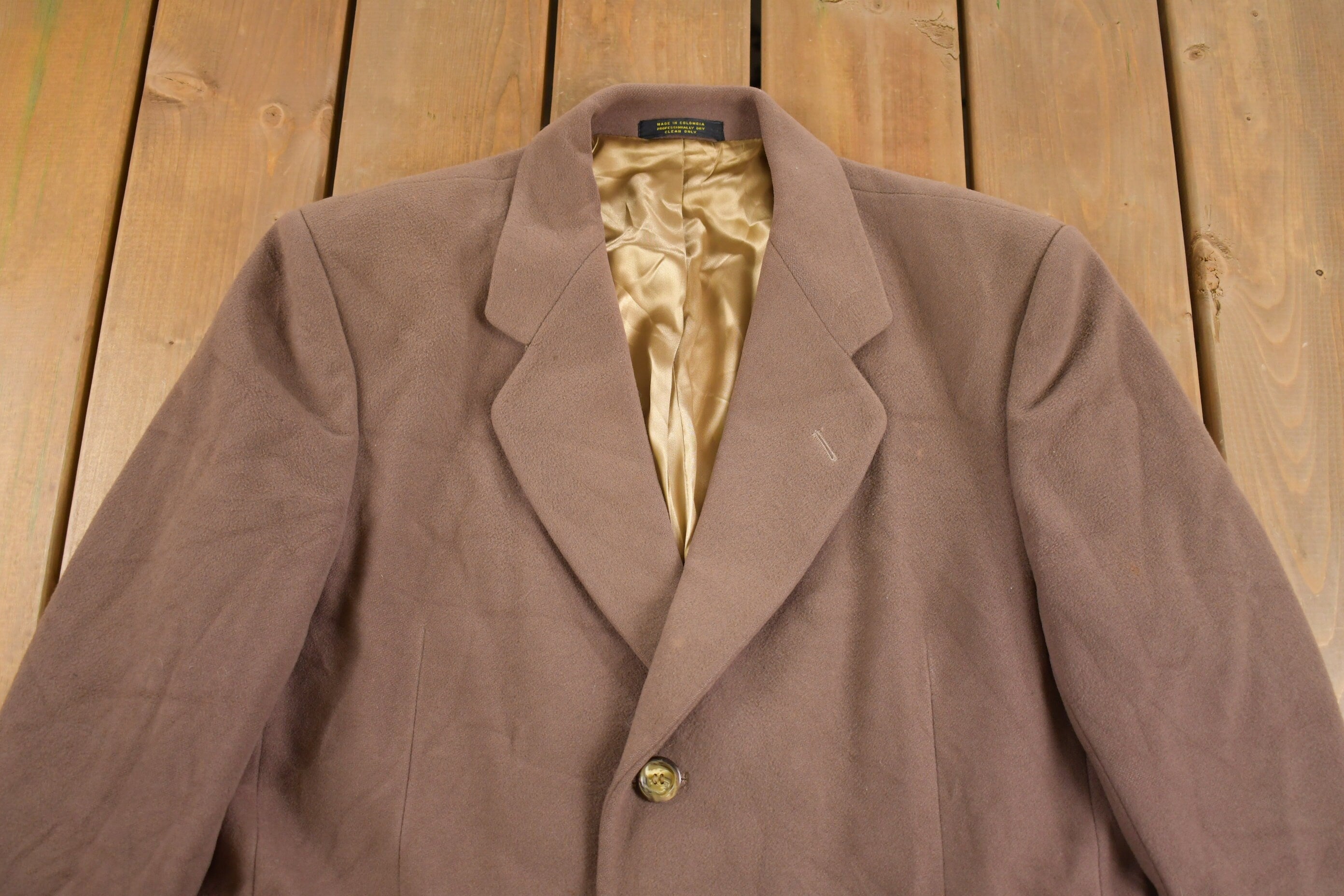 Vintage 1980s Cashmere Over Coat