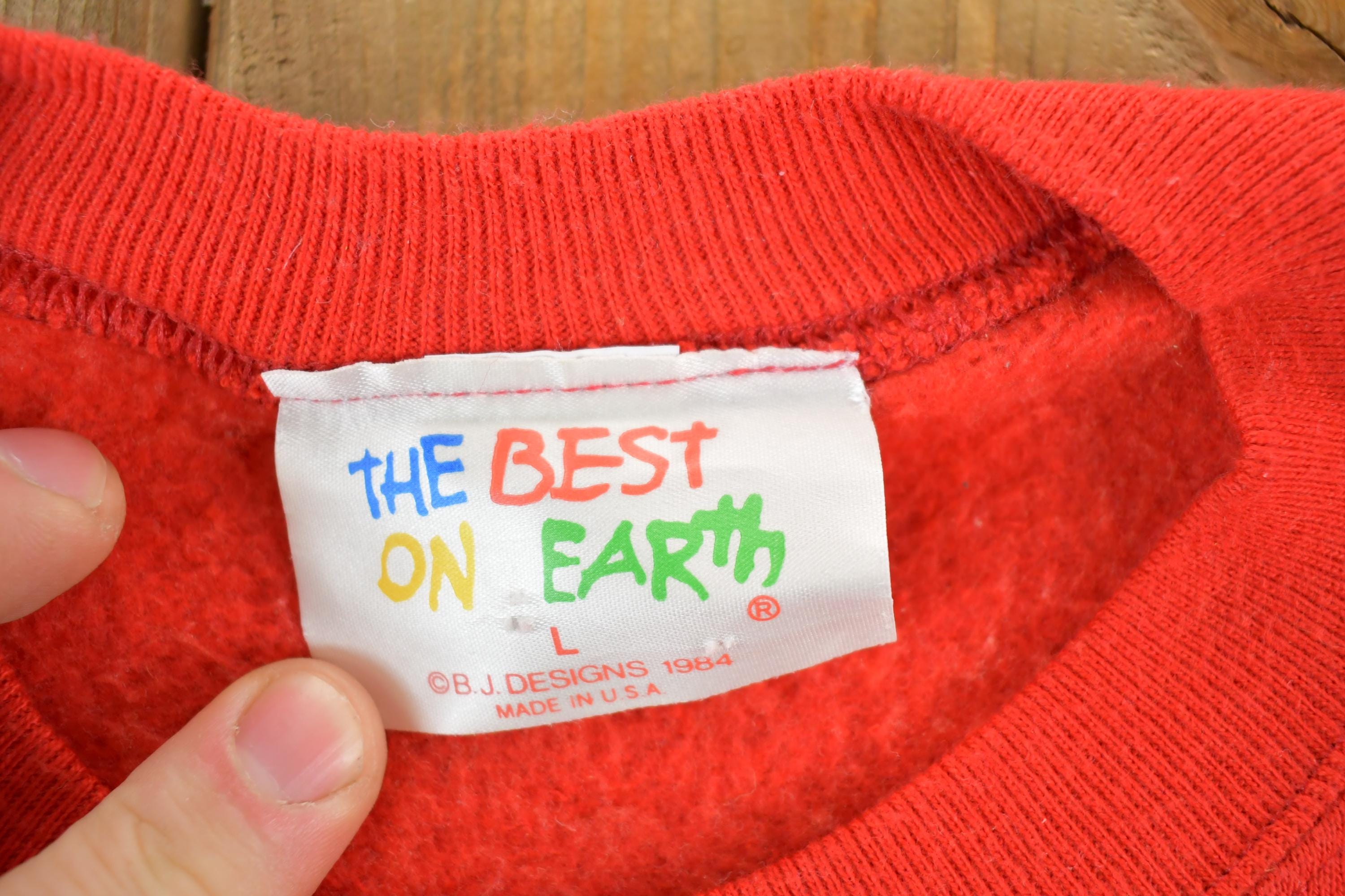 Vintage 1990s Best Dad On Earth Cute Crewneck Sweater