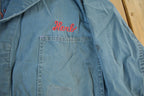 Vintage 1950s 1960s Reynolds Garage Mechanic Shop Coat Light Jacket Men's 44