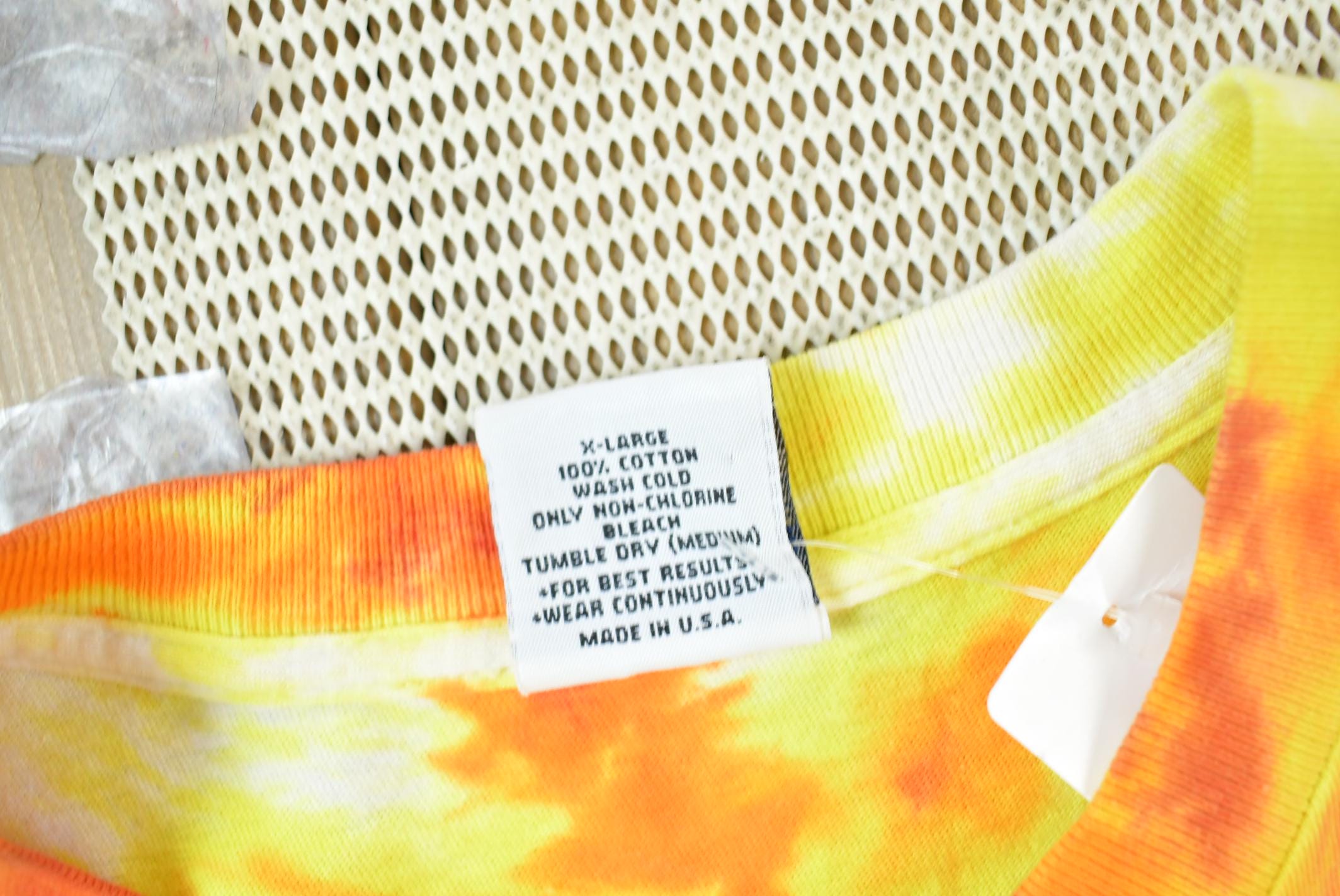 Vintage 1996 My Twin State Summerfest Tie Dye Single Stitch Graphic T-Shirt Made In USA