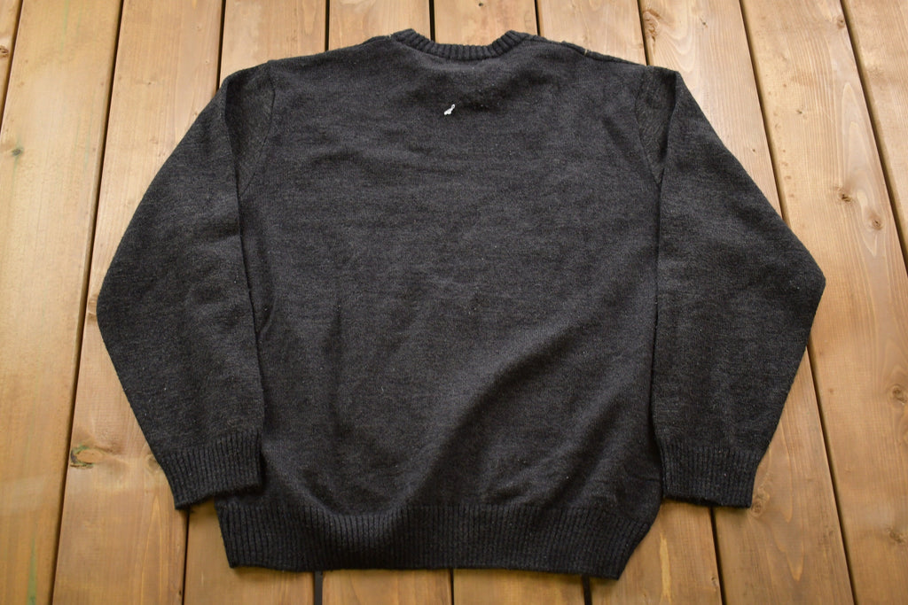 Vintage Cotton Traders 3D Cable Knit Sweater