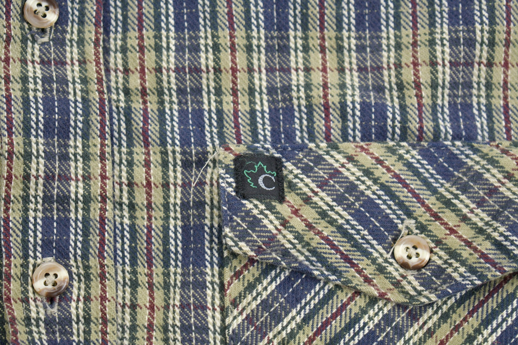 Vintage 1990s Codet Plaid Button Up Shirt
