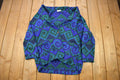 Vintage 1990s Joana Abstract Button Up Blazer Sweater