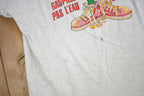 Vintage 1990s Gaspille Pas L'eau Bois D'La Biere Graphic T Shirt