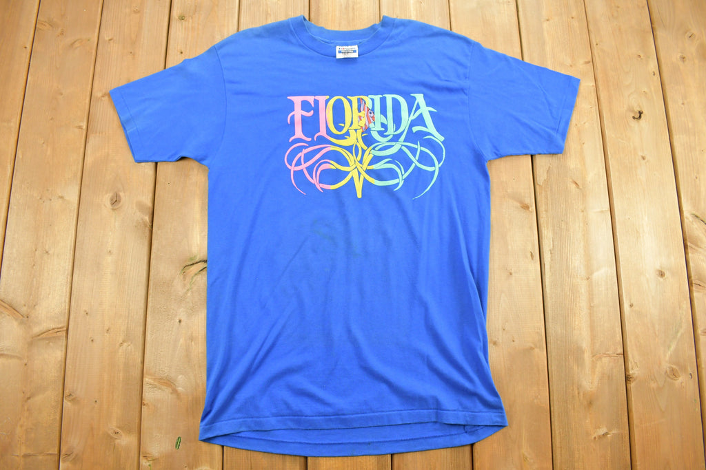 Vintage 1990s Florida Fish Souvenir T Shirt