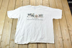 Vintage 1990s Cute Single Stitch Puppy Graphic T-Shirt