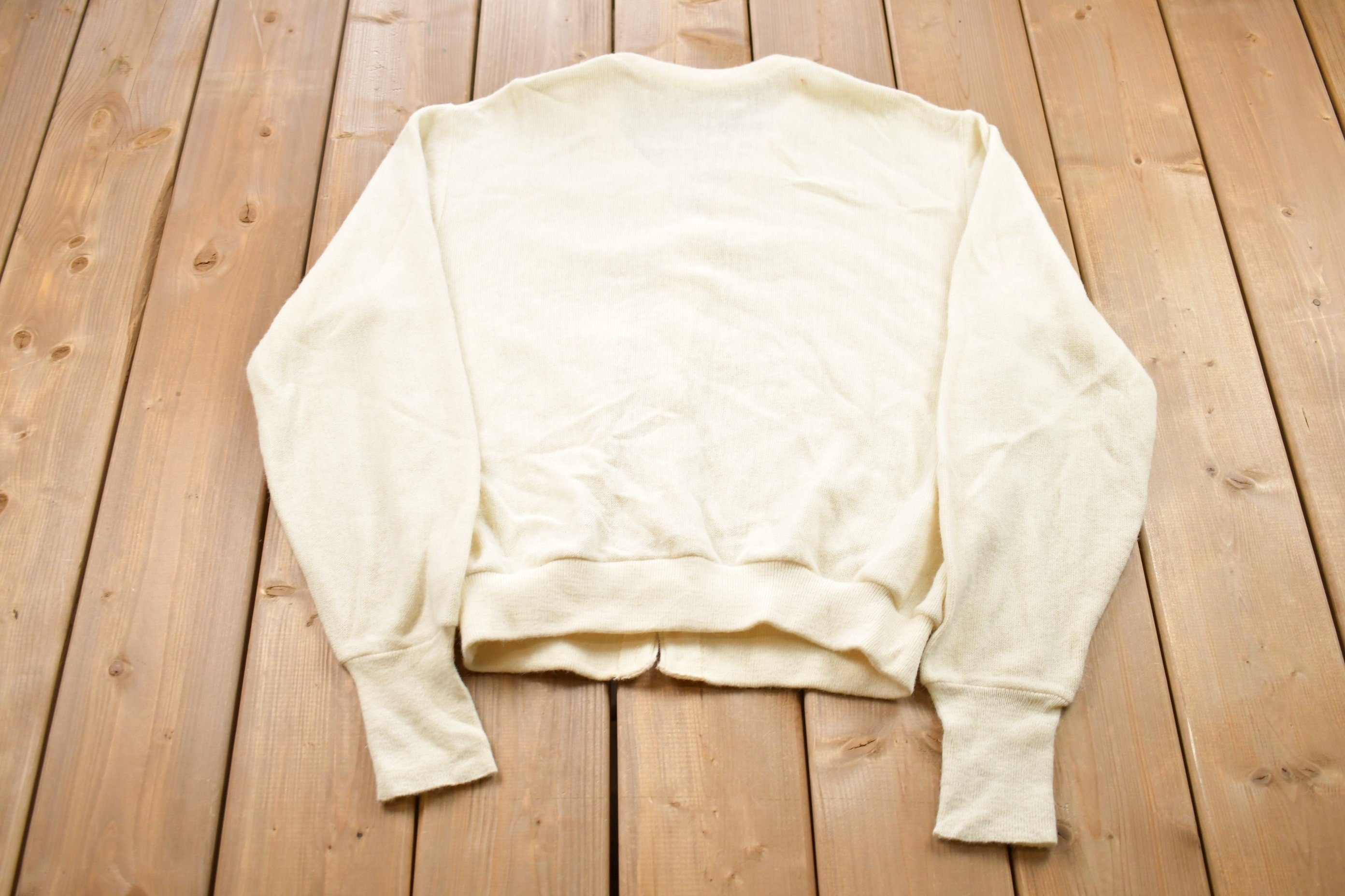 Vintage 1980s Izod Lacoste Knitted Cardigan Sweater