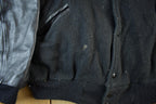 Vintage 1980 Butwin Wool Leather Varsity Jacket Men's XL