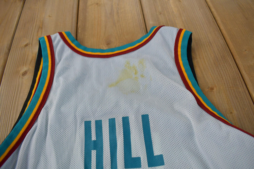 Vintage 1990s Detroit Pistons NBA Grant Hill Reversible Basketball Jersey
