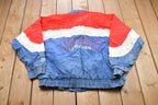 Vintage 1990s Chicago Cubs MLB Embroidered Logo Windbreaker Jacket
