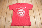 Vintage 1990s University of Harvard Latin Theme Collegiate T-Shirt