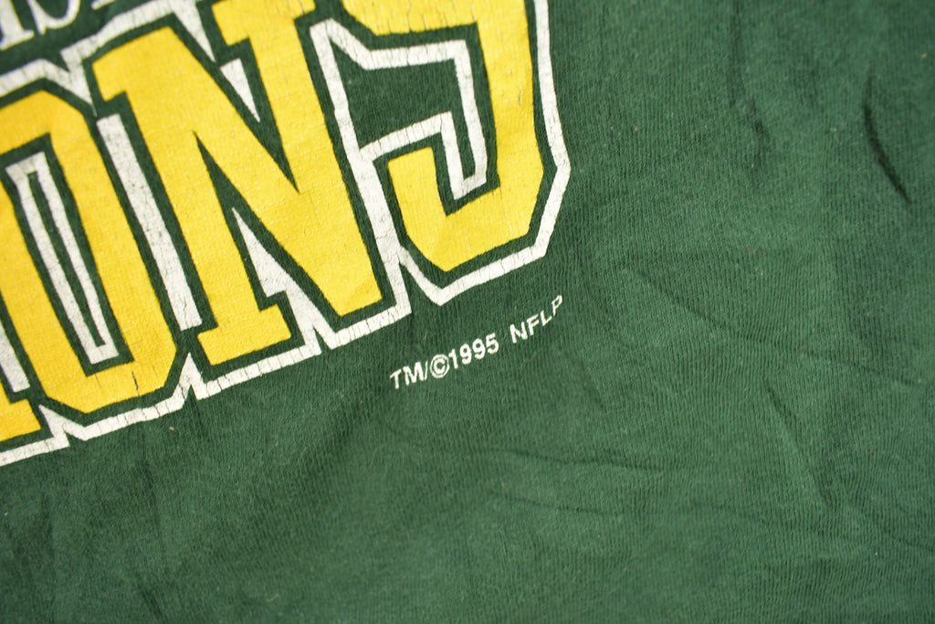 Vintage 1995 Green Bay Packers NFL Champions T-Shirt
