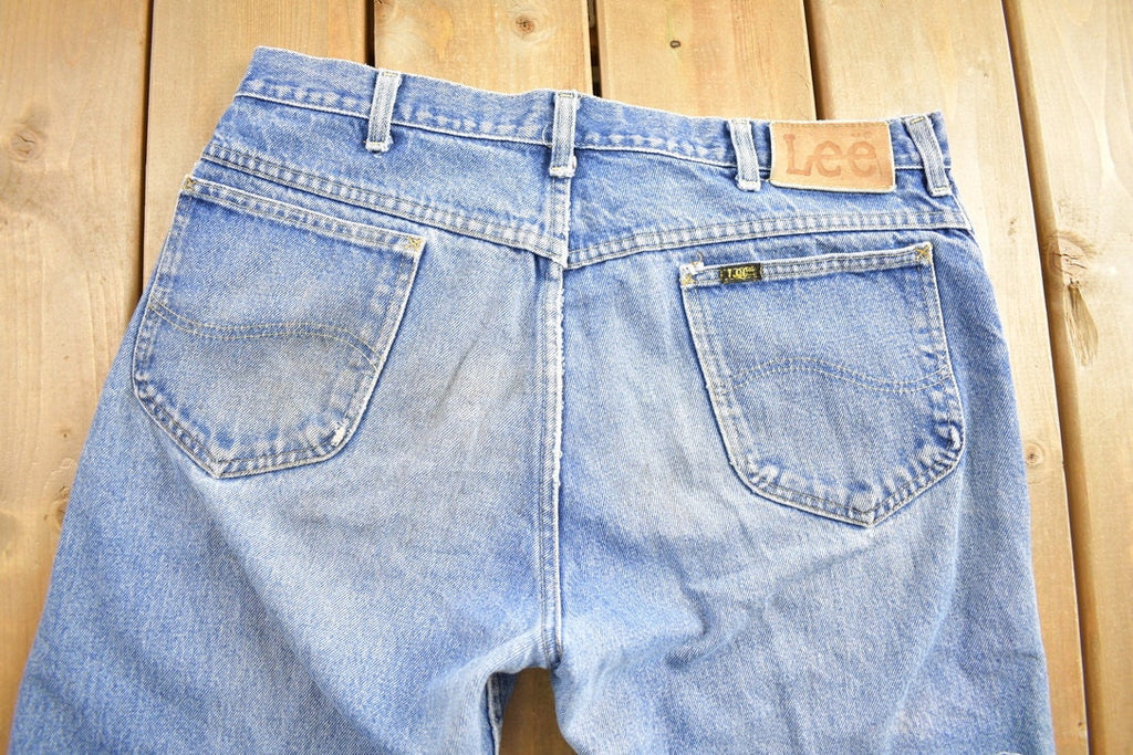 Vintage 1990's Lee Blue Jeans Size 35 x 30.5