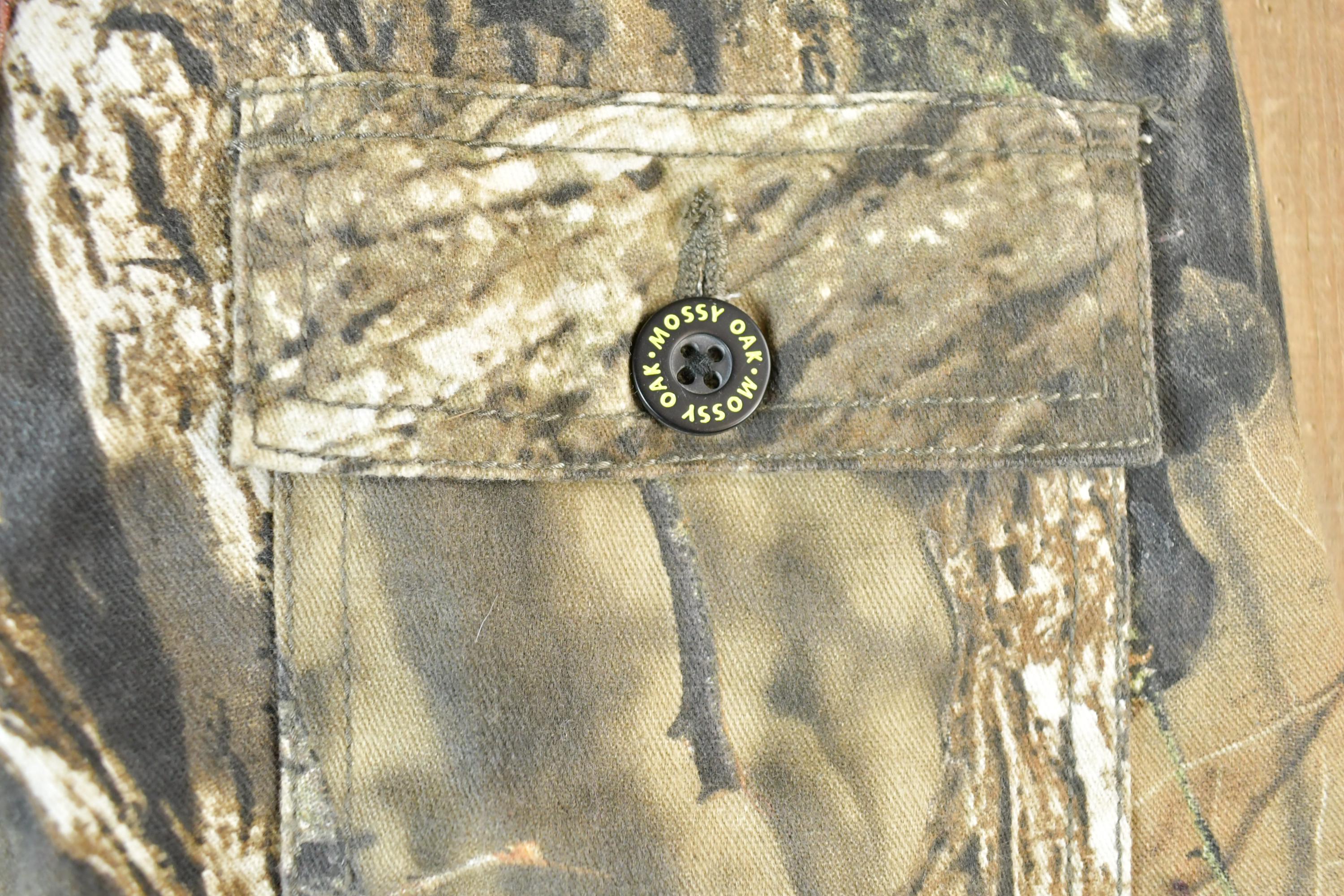 Vintage 1990s Mossy Oak Realtree Camouflage Cargo Pants Size Youth