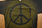 Vintage 1990s Peace and Love Russell Graphic T Shirt