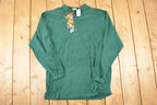 Vintage 1990s Winnie The Pooh Gang Embroidered Disney Crewneck Shirt Men's L