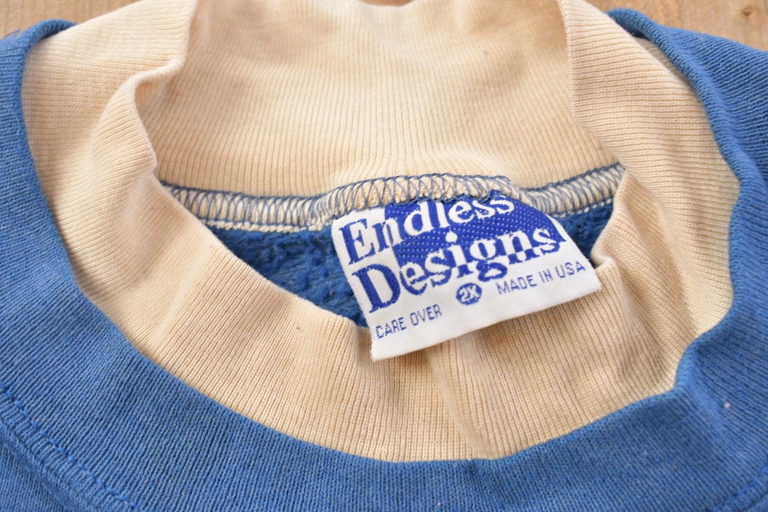 Vintage 1990s Scarecrow Theme Crewneck Sweater