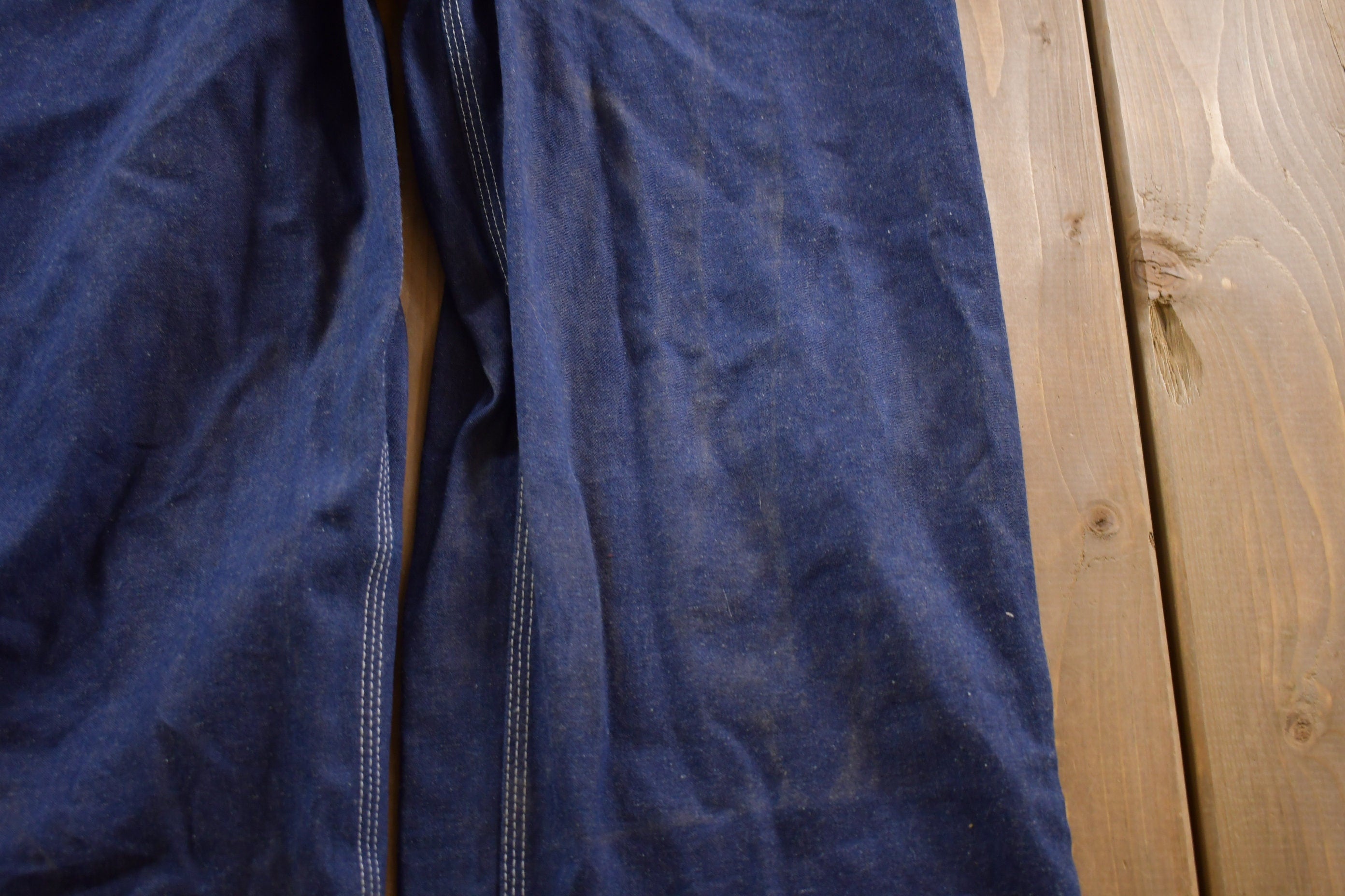 Vintage 1990s Dickies Denim Jean Overalls Size 34 Small