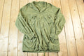 Vintage 1980's Military Button Up Shirt Mens L