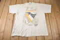 Vintage 1990s Pittsburgh Penguins NHL Hockey Graphic T-Shirt Size XL