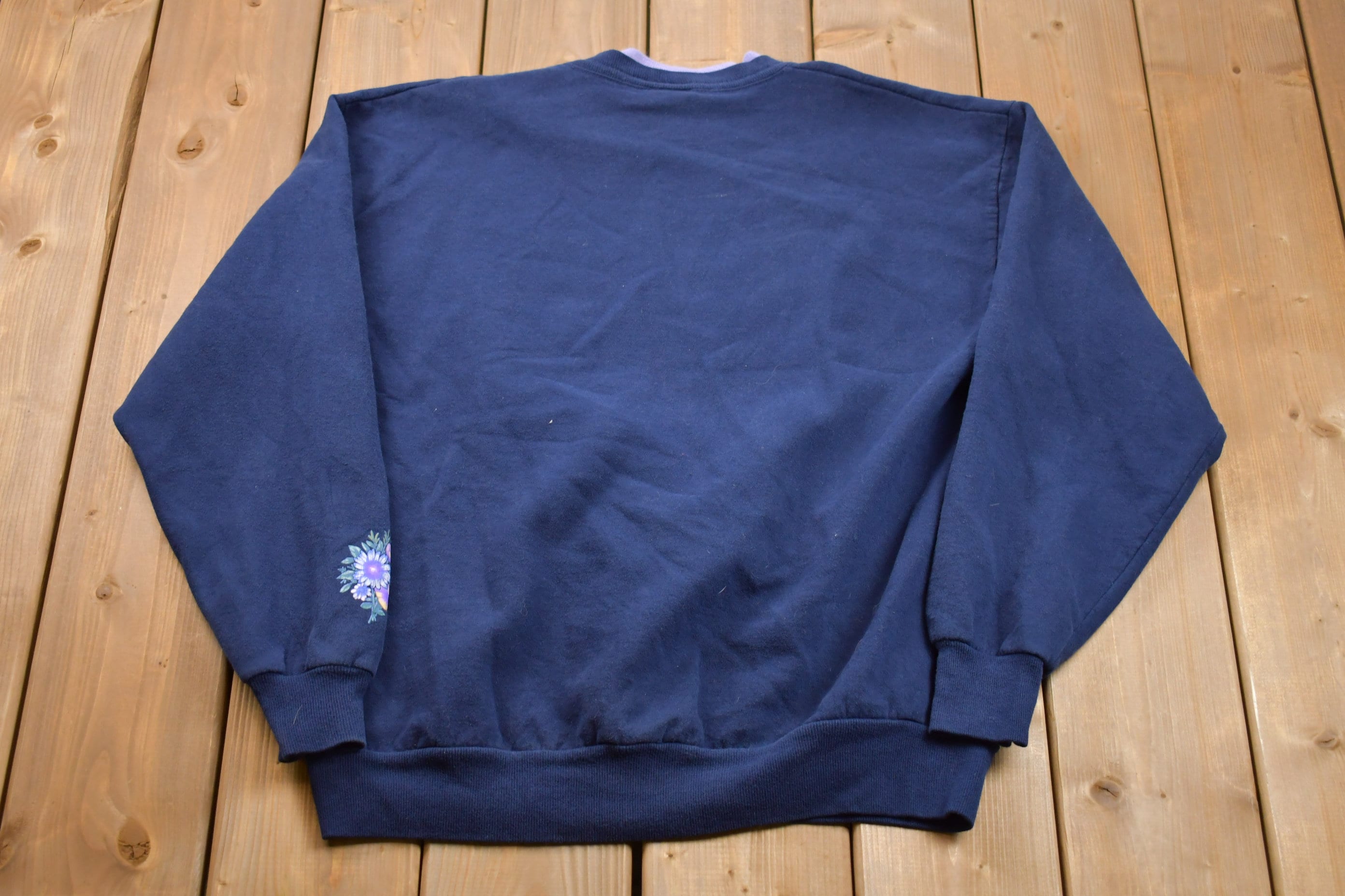 Vintage 1990s cute Floral Crewneck