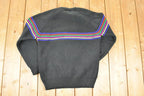 Vintage 1990s High Sierra Striped Knit Crewneck Sweater Men's M