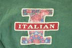 Vintage 1990s Italian Big L Patch Crewneck Sweatshirt Men's L