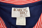 Vintage 1990s Brownstone Studio Patriotic Button Up Shirt