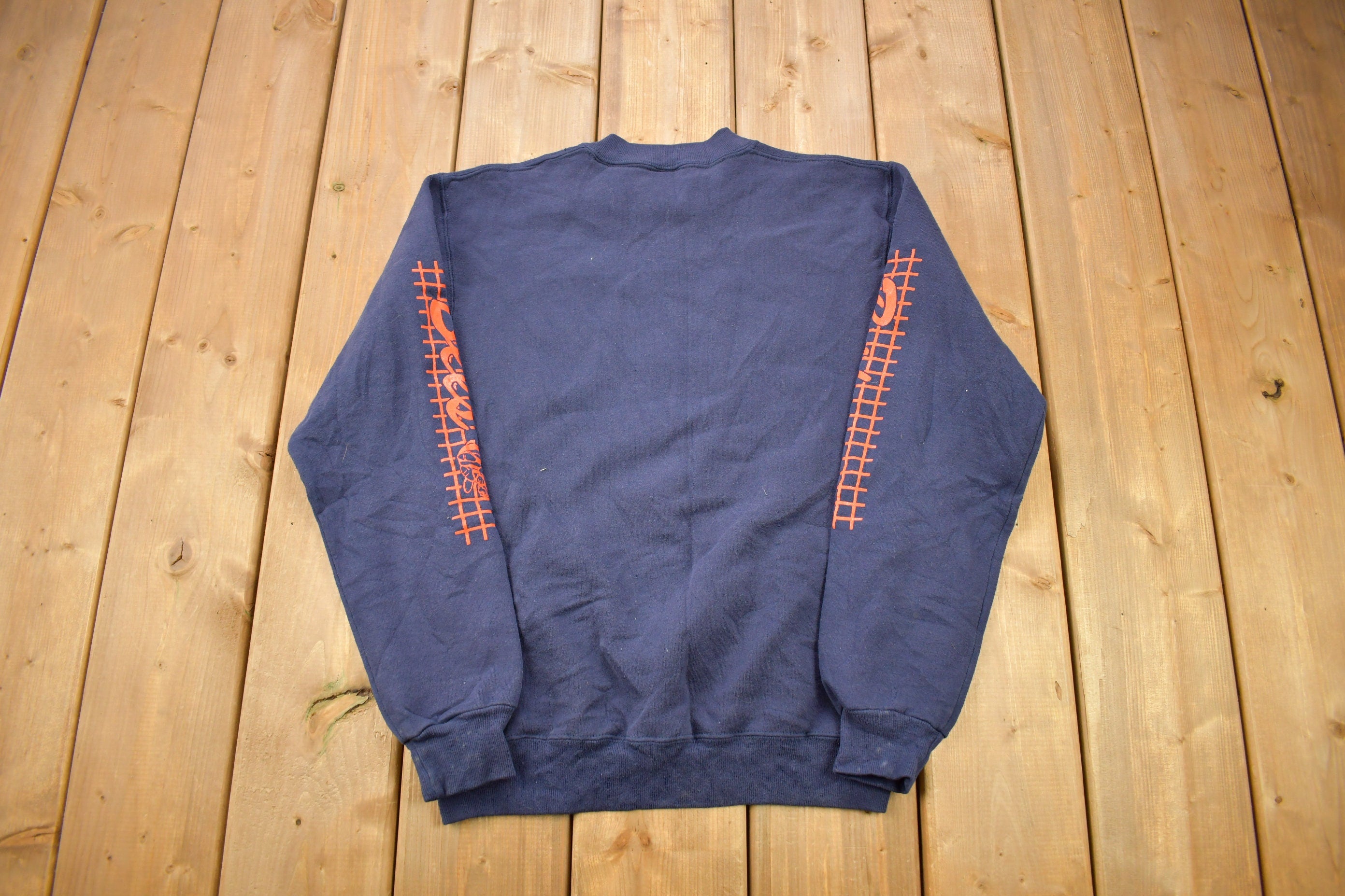 Vintage 1990s Bridgman Bees Russell Athletics Crewneck Sweatshirt