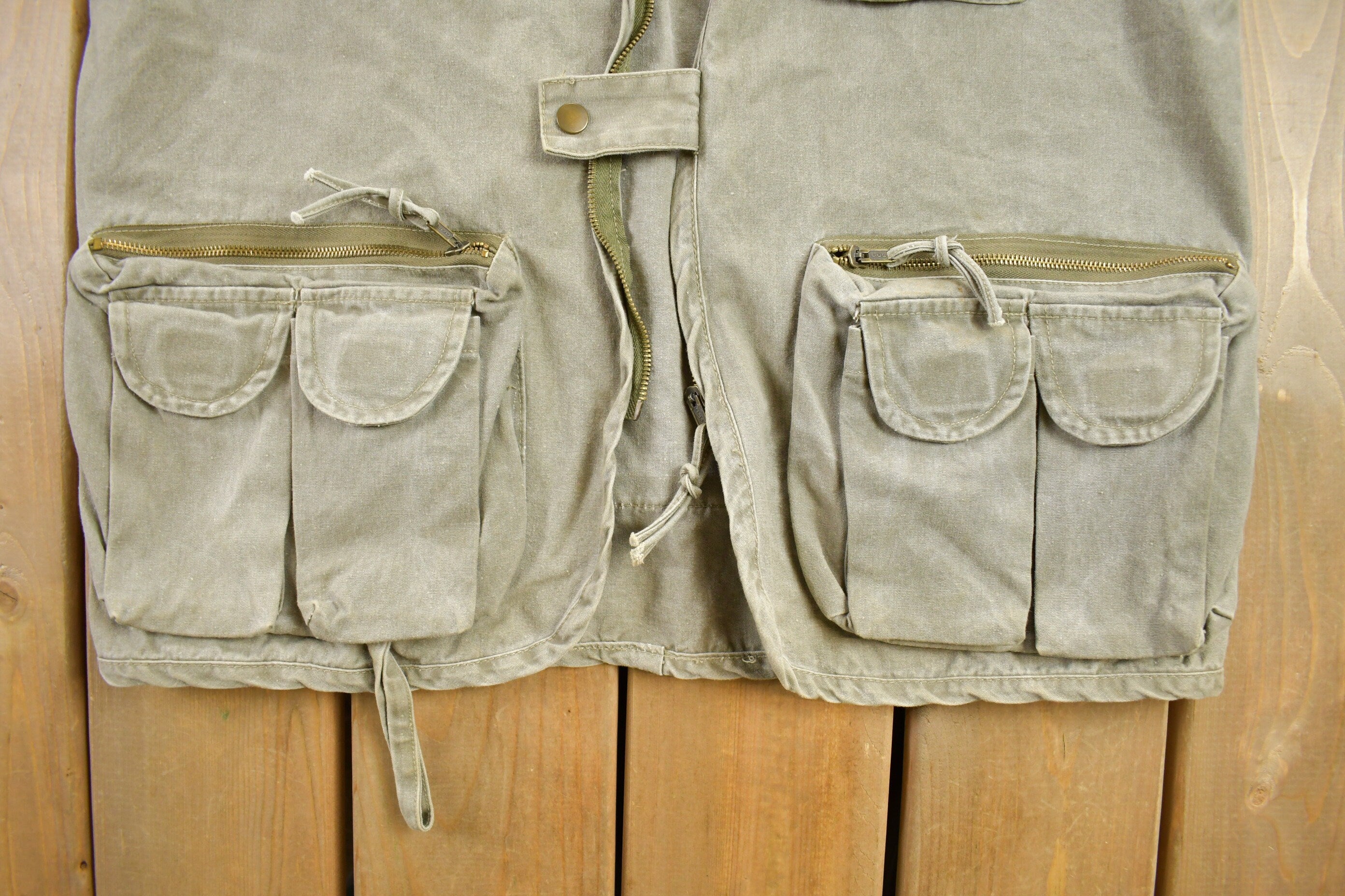 Vintage 1990s Texx Utility Tactical Fishing Vest