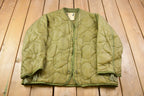 Vintage 1978s Army Military Jacket Lining