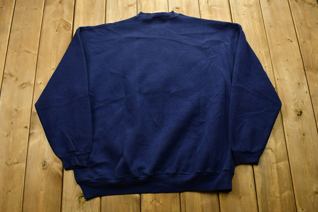 Vintage 1990's Old Post Embroidered Russell Athletics Crewneck Sweatshirt , 90s Crewneck , Souvenir , Streetwear