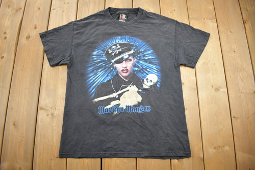 Vintage 2004 Marilyn Manson Graphic T Shirt / M / Manson Tee / Heavy Metal Tee / Rock Tee / Giant Tag