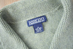 Vintage 1990s Lands End Knit Zip Up Sweater