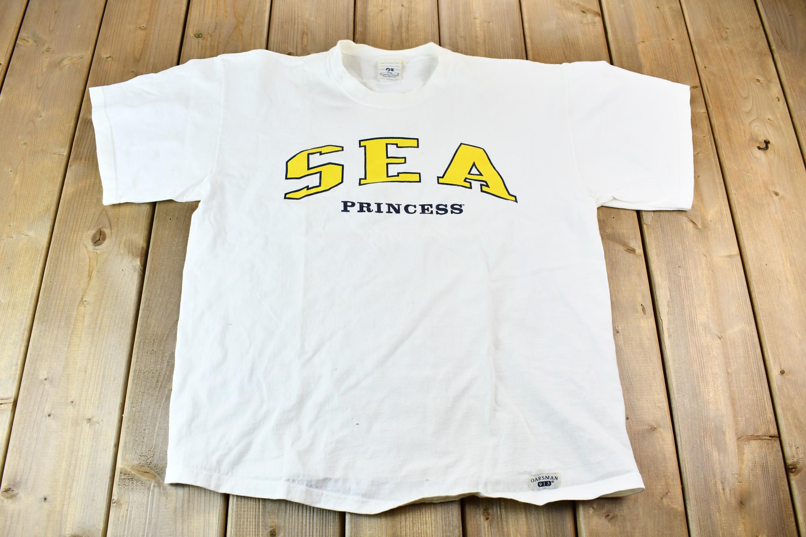 Vintage 1990s Princess Cruises Collection Sea Princess Single Stitch Graphic T-Shirt