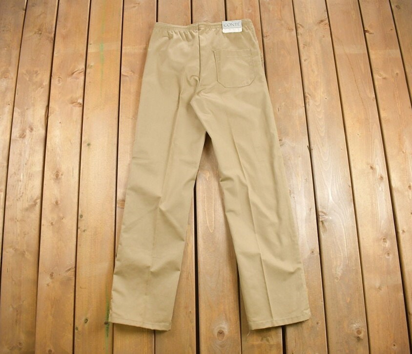 Deadstock Vintage 1980s Conte Pleated Trousers Size Small x 33.5