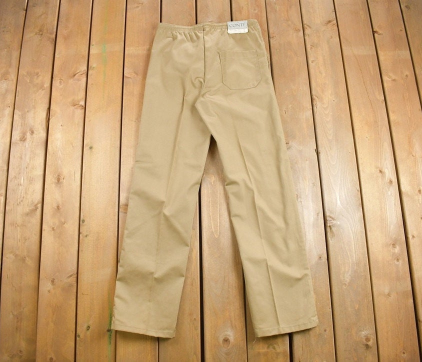 Deadstock Vintage 1980s Conte Pleated Trousers Size Small x 33.5